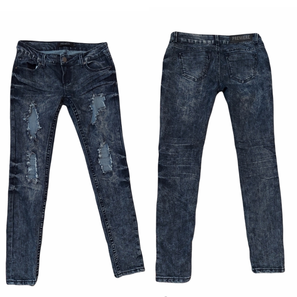 Rue 21 Premiere Distressed Jeans Size 5/6 Regular